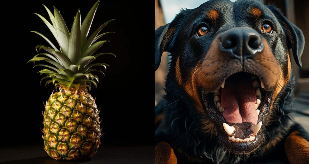 Can Rottweilers Eat Pineapple?